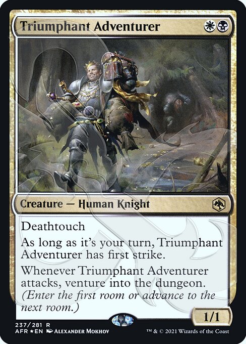 (Promo-PAFR-RM)Triumphant Adventurer/勝利した冒険者【Ampersand Foil】