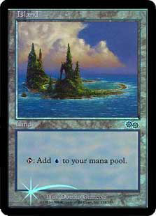 (Promo-Arena)Island/島 (1999, Urza's Sagaイラスト)