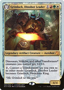 (Promo-Hascon)Grimlock, Dinobot Leader