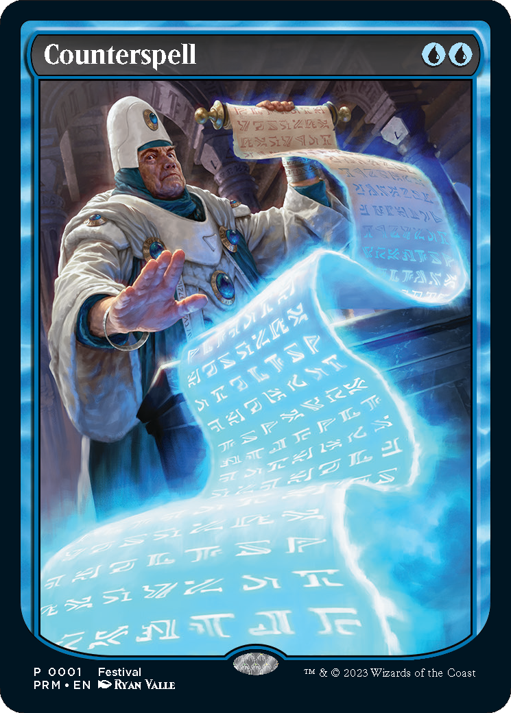 (Promo-Convention)Counterspell/対抗呪文【No.0001】