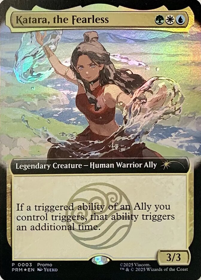 【Foil】(Promo-PURL)Katara, the Fearless