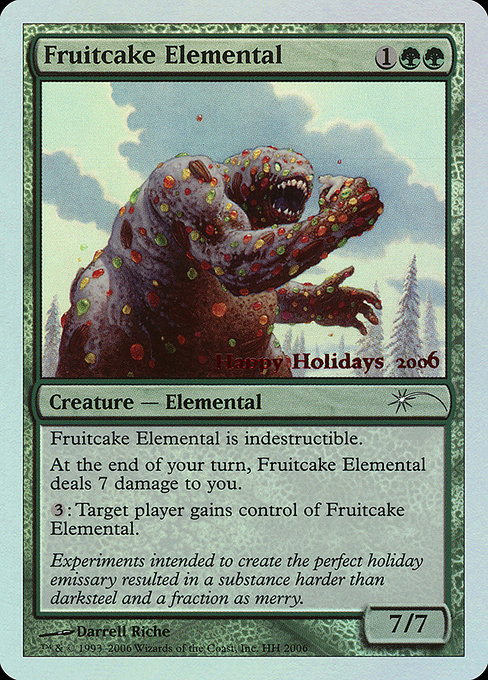 【Foil】(Promo-HHO)Fruitcake Elemental (2006年)