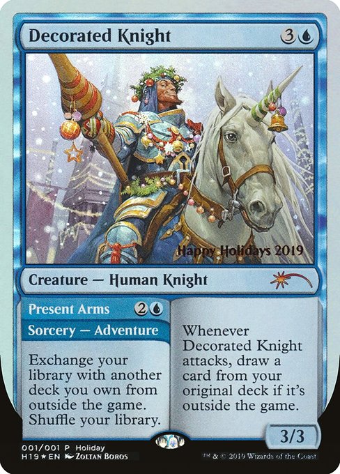 【Foil】(Promo-HHO)Decorated Knight (2019年)