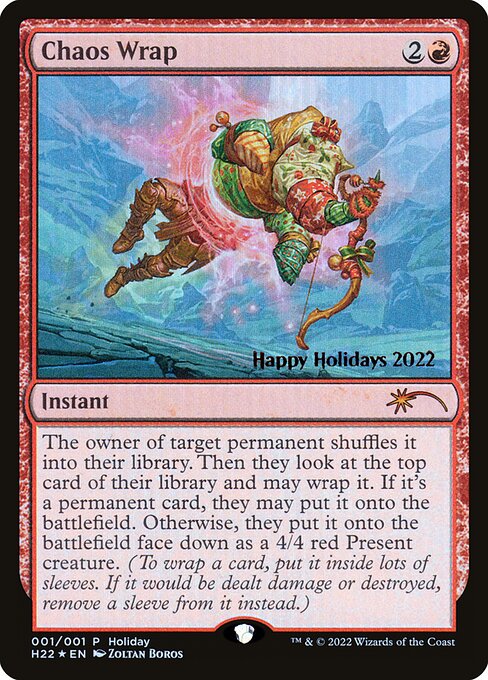 【Foil】(Promo-HHO)Chaos Wrap (2022年)