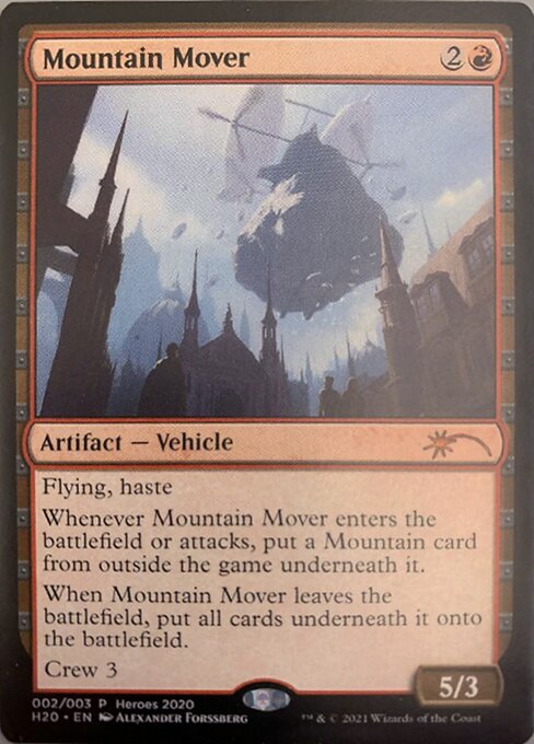 【Foil】(Promo-Heroes_of_the_Realm_2020-RR)Mountain Mover