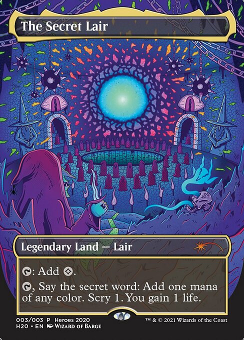 【Foil】(Promo-Heroes_of_the_Realm_2020-RL)The secret Lair