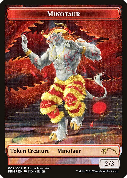 (Promo-Year_ of _the_Ox_2021-Token)Minotaur Token/ミノタウルストークン