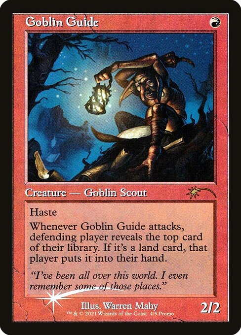 【Foil】(Promo-Love_Your_LGS_2021-RR)Goblin Guide/ゴブリンの先達