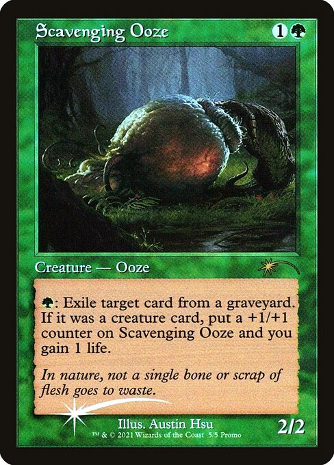 【Foil】(Promo-Love_Your_LGS_2021-RG)Scavenging Ooze/漁る軟泥