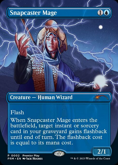 【Foil】(Promo-PR23)Snapcaster Mage/瞬唱の魔道士【No.002】