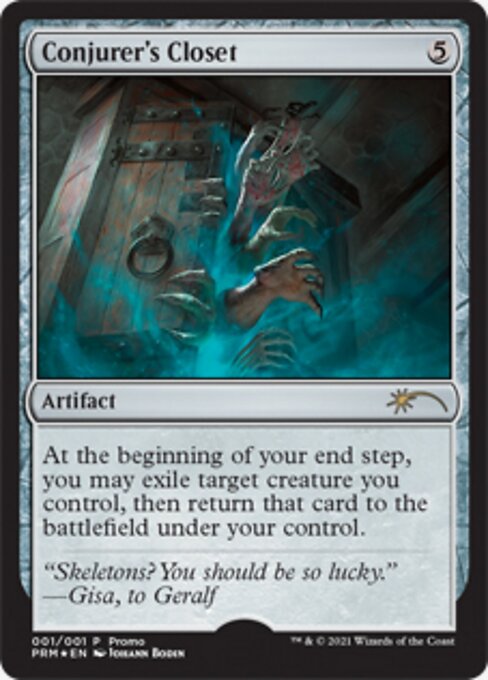 【Foil】(Promo-Wizards_Play_Network_2021-RA)Conjurer's Closet/妖術師の衣装部屋