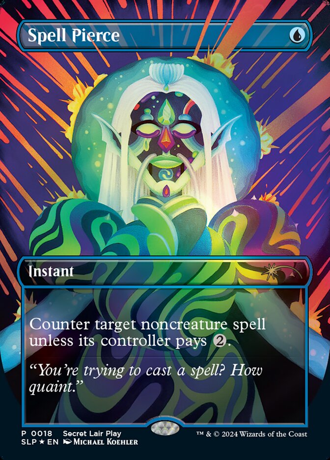 【Foil】(Promo-SLP)Spell Pierce/呪文貫き【No.0018】