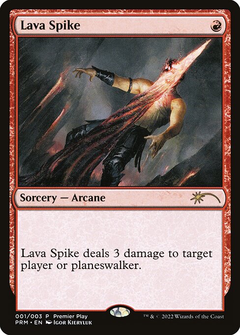 (Promo-Premier_Play)Lava Spike/溶岩の撃ち込み
