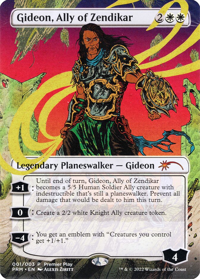 (Promo-Premier_Play)Gideon, Ally of Zendikar/ゼンディカーの同盟者、ギデオン