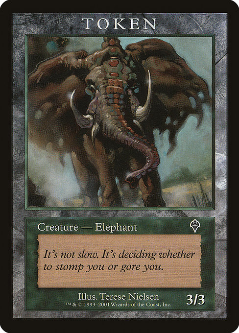 (Promo-PLAYER_REWARDS)Elephant Token/象トークン (Illus. Terese Nielsen)