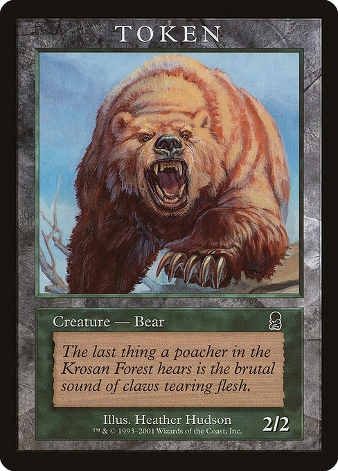 (Promo-PLAYER_REWARDS)Bear Token/熊トークン (Illus. Heather Hudson)