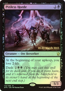 Mtg マジック ザ ギャザリング 通販 Enndal Games Promo Prerelease Pitiless Horde 冷酷な軍族 Mtg マジック ザ ギャザリング 通販 Enndal Games Promo Prerelease Pitiless Horde 冷酷な軍族