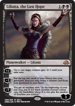 (Promo-SDCC)Liliana, the Last Hope/最後の望み、リリアナ 【SDCC2016】