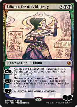 (Promo-SDCC)Liliana, Death's Majesty/死の権威、リリアナ 【SDCC2017】