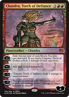 (Promo-SDCC)Chandra, Torch of Defiance/反逆の先導者、チャンドラ【SDCC2017】