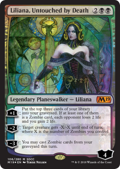 (Promo-SDCC)Liliana, Untouched by Death/死が触れぬ者、リリアナ【SDCC2018】