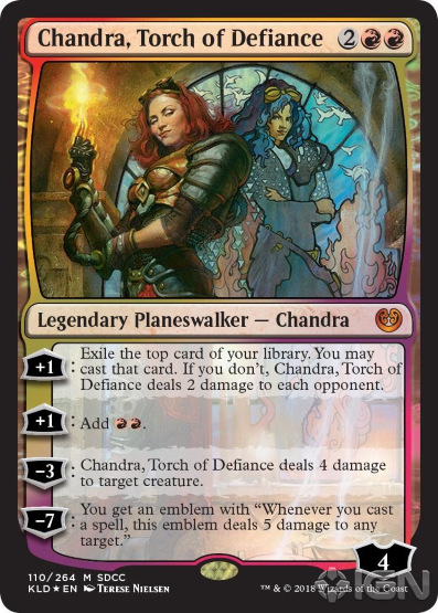 (Promo-SDCC)Chandra, Torch of Defiance/反逆の先導者、チャンドラ【SDCC2018】