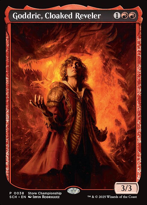 【Foil】(Promo-SCH)Goddric, Cloaked Reveler/擬態する歓楽者、ゴドリック