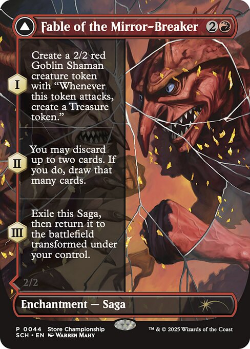 【Foil】(Promo-SCH)Fable of the Mirror-Breaker/鏡割りの寓話