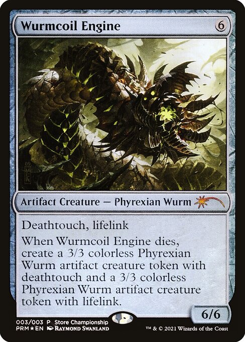 【Foil】(Promo-StoreChampionship)Wurmcoil Engine/ワームとぐろエンジン