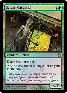 【Foil】(Promo-Buy_a_Box)Sylvan Caryatid/森の女人像