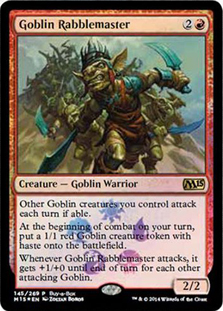 【Foil】(Promo-Buy_a_Box)Goblin Rabblemaster/ゴブリンの熟練扇動者
