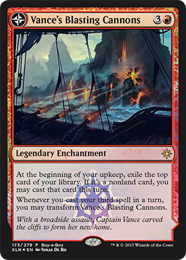 【Foil】(Promo-Buy_a_Box)Vance's Blasting Cannons/ヴァンスの爆破砲