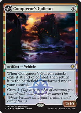 【Foil】(Promo-Buy_a_Box)Conqueror's Galleon/征服者のガレオン船