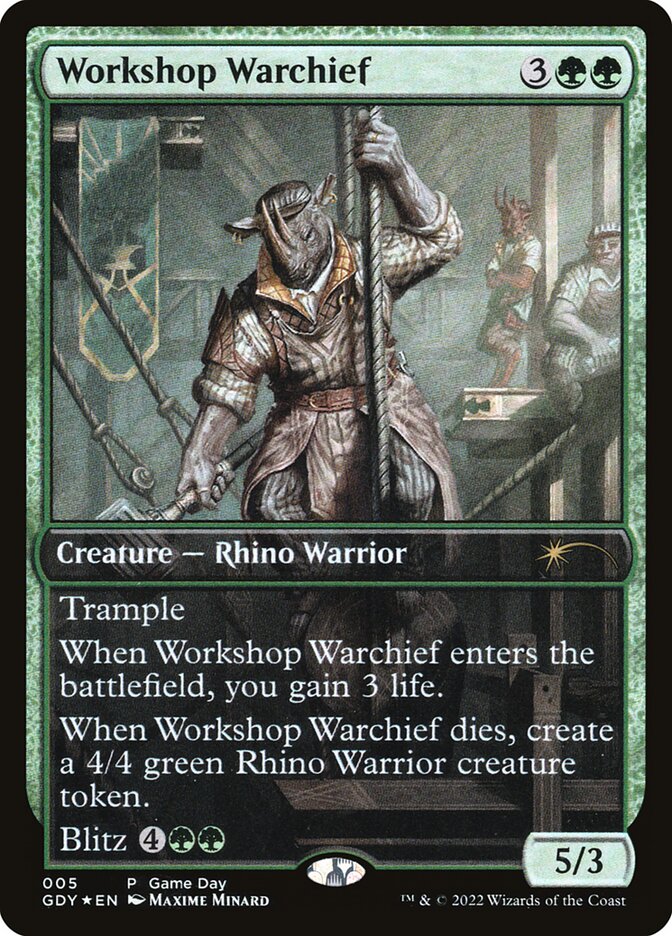 【Foil】(Promo-GDY)Workshop Warchief/作業場の戦長