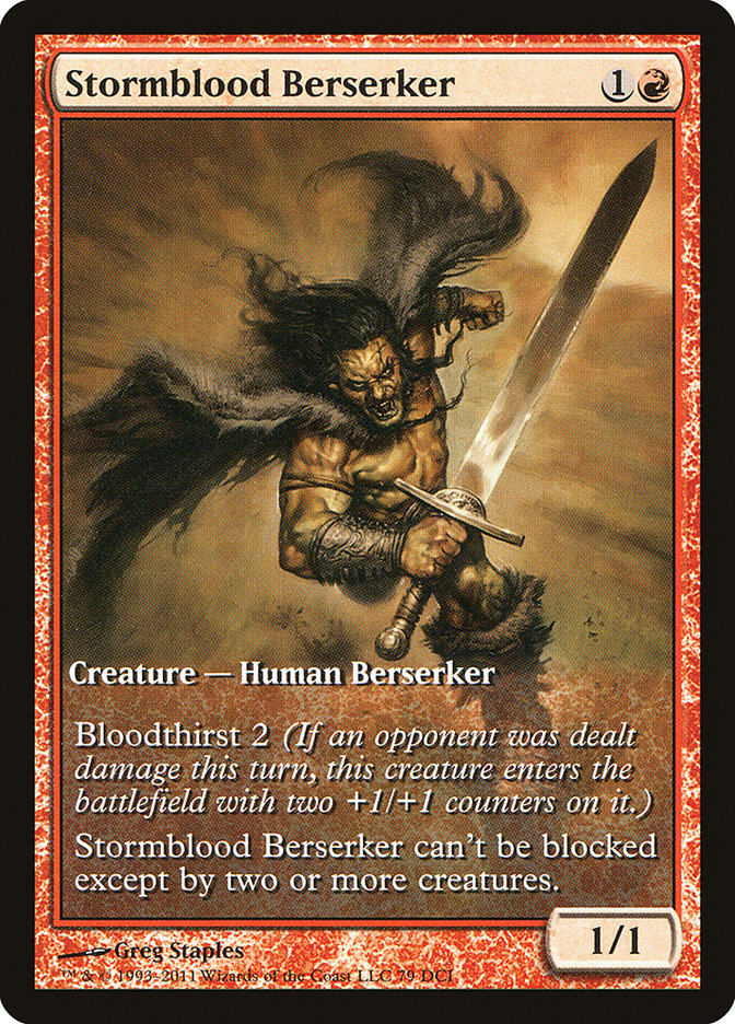 (Promo-Game_Day)Stormblood Berserker/嵐血の狂戦士