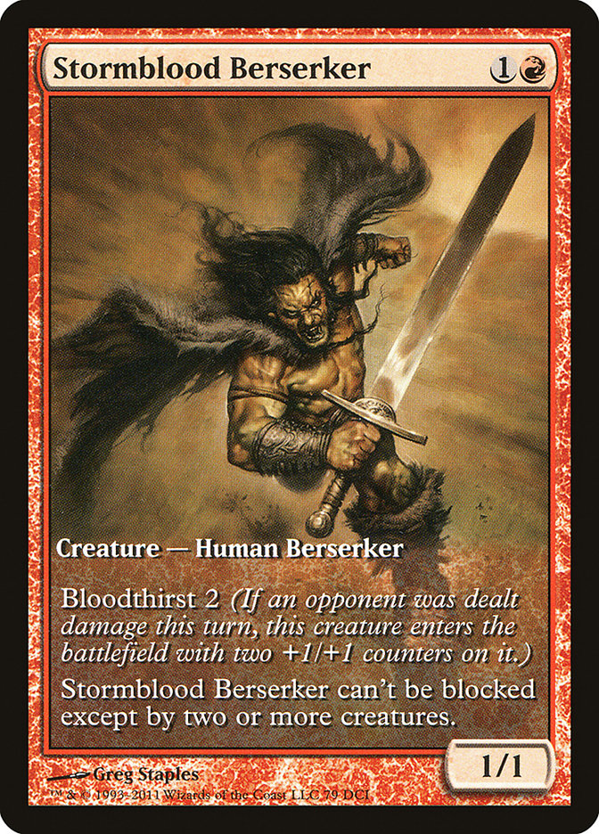 (Promo-Game_Day)Stormblood Berserker/嵐血の狂戦士