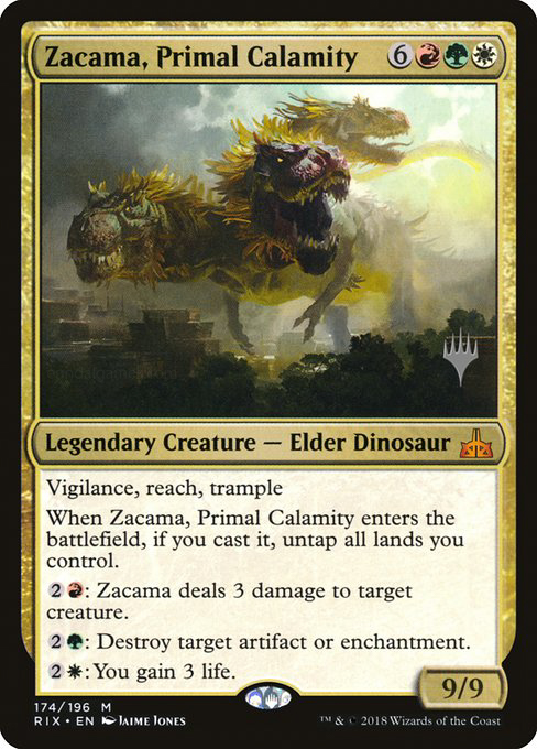 (Promo_Pack-MM)Zacama, Primal Calamity/原初の災厄、ザカマ