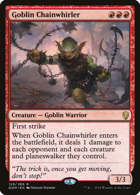 (Promo_Pack-RR)Goblin Chainwhirler/ゴブリンの鎖回し