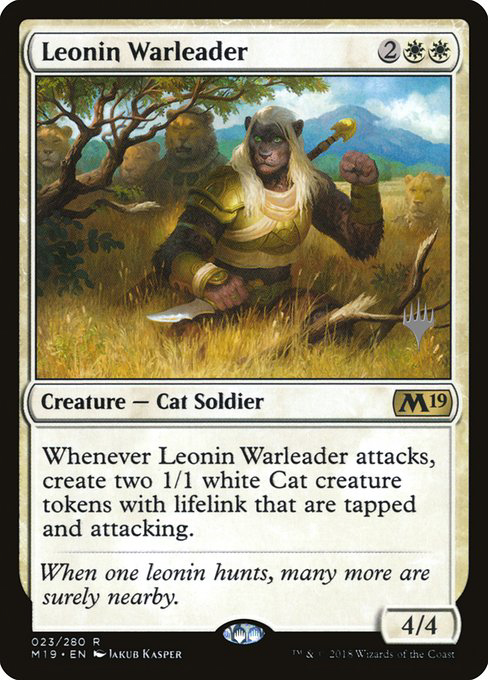 (Promo_Pack-RW)Leonin Warleader/レオニンの戦導者