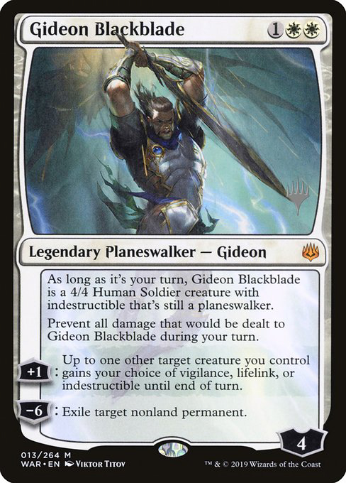 (Promo_Pack-MW)Gideon Blackblade/黒き剣のギデオン