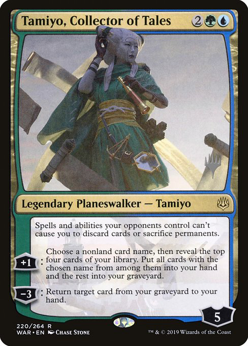 (Promo_Pack-RM)Tamiyo, Collector of Tales/伝承の収集者、タミヨウ
