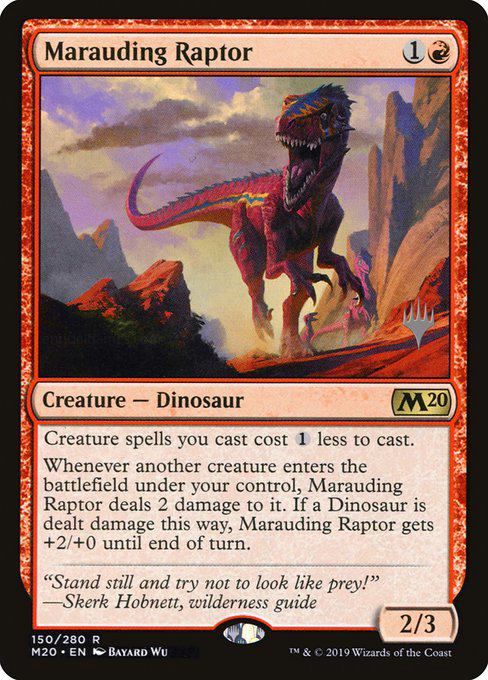 (Promo_Pack-RR)Marauding Raptor/無法の猛竜