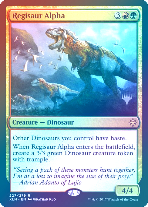 【Foil】(Promo_Pack-RM)Regisaur Alpha/レギサウルスの頭目