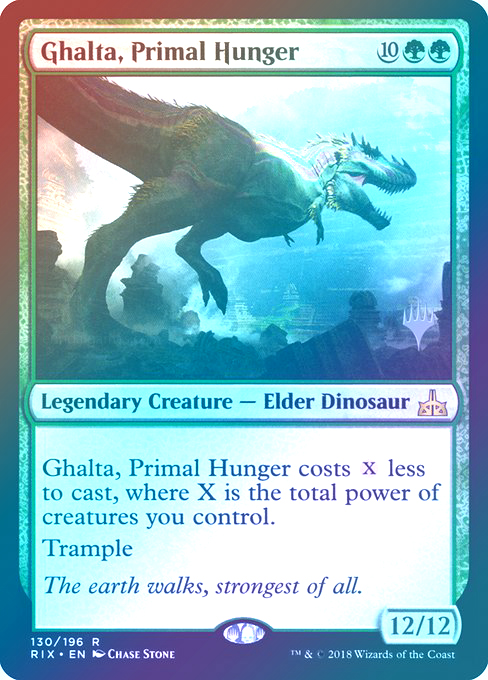 【Foil】(Promo_Pack-RG)Ghalta, Primal Hunger/原初の飢え、ガルタ