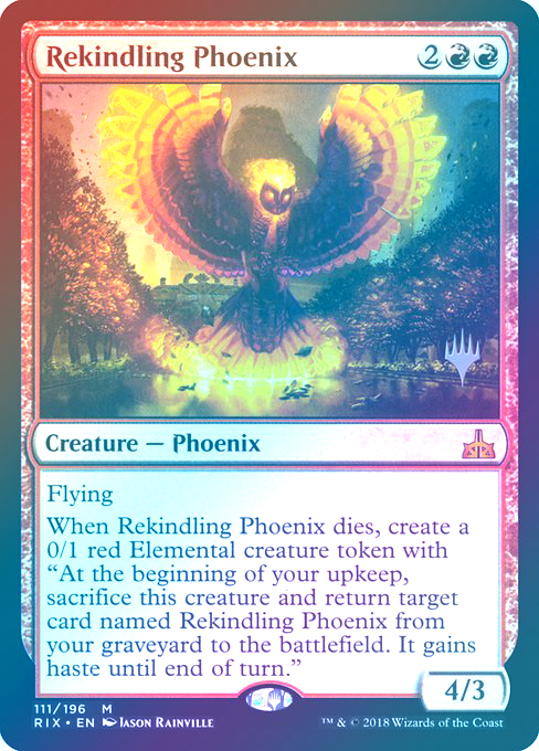 【Foil】(Promo_Pack-MR)Rekindling Phoenix/再燃するフェニックス