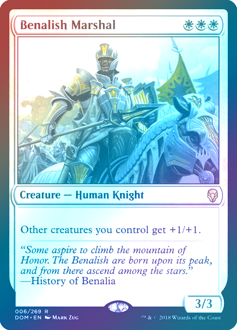 【Foil】(Promo_Pack-RW)Benalish Marshal/ベナリアの軍司令