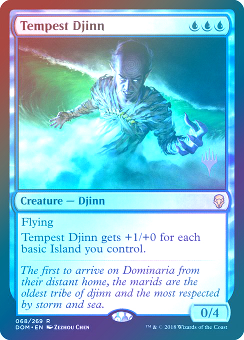 【Foil】(Promo_Pack-RU)Tempest Djinn/大嵐のジン