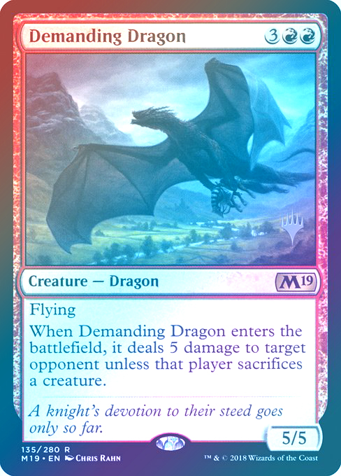 【Foil】(Promo_Pack-RR)Demanding Dragon/厄介なドラゴン