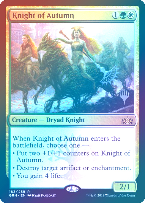【Foil】(Promo_Pack-RM)Knight of Autumn/秋の騎士