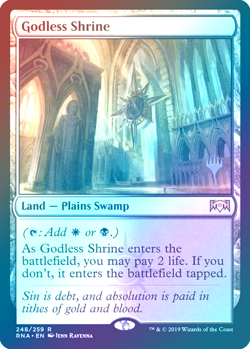 【Foil】(Promo_Pack-RL)Godless Shrine/神無き祭殿